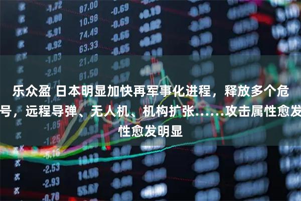 乐众盈 日本明显加快再军事化进程,释放多个危险信号,远程导弹、无人机、机构扩张……攻击属性愈发明显